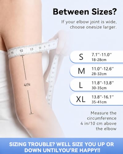Upgraded Cubital Tunnel Elbow Brace with Elastic Bars