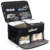 Organizador de maletero de golf de 2 capas,