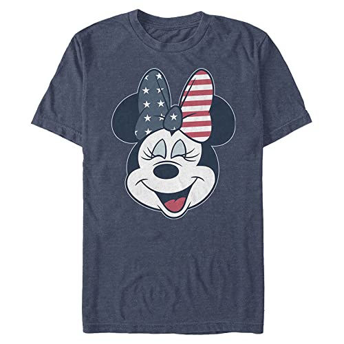 Disney Nœud Américain T-Shirt Homme col indéformable résistant aux lavages fréquents