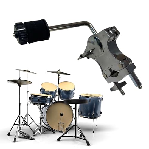 Metal Cowbell Holder Drum Stand Extension Clip Connecting Bracket Clamp Drum Hardware Replacement Parts Enduring Metal Cowbell Holder miniatura 2