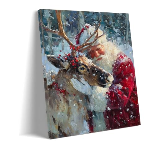 Toile murale de Noël avec impression giclée haute définition grand format 80x120