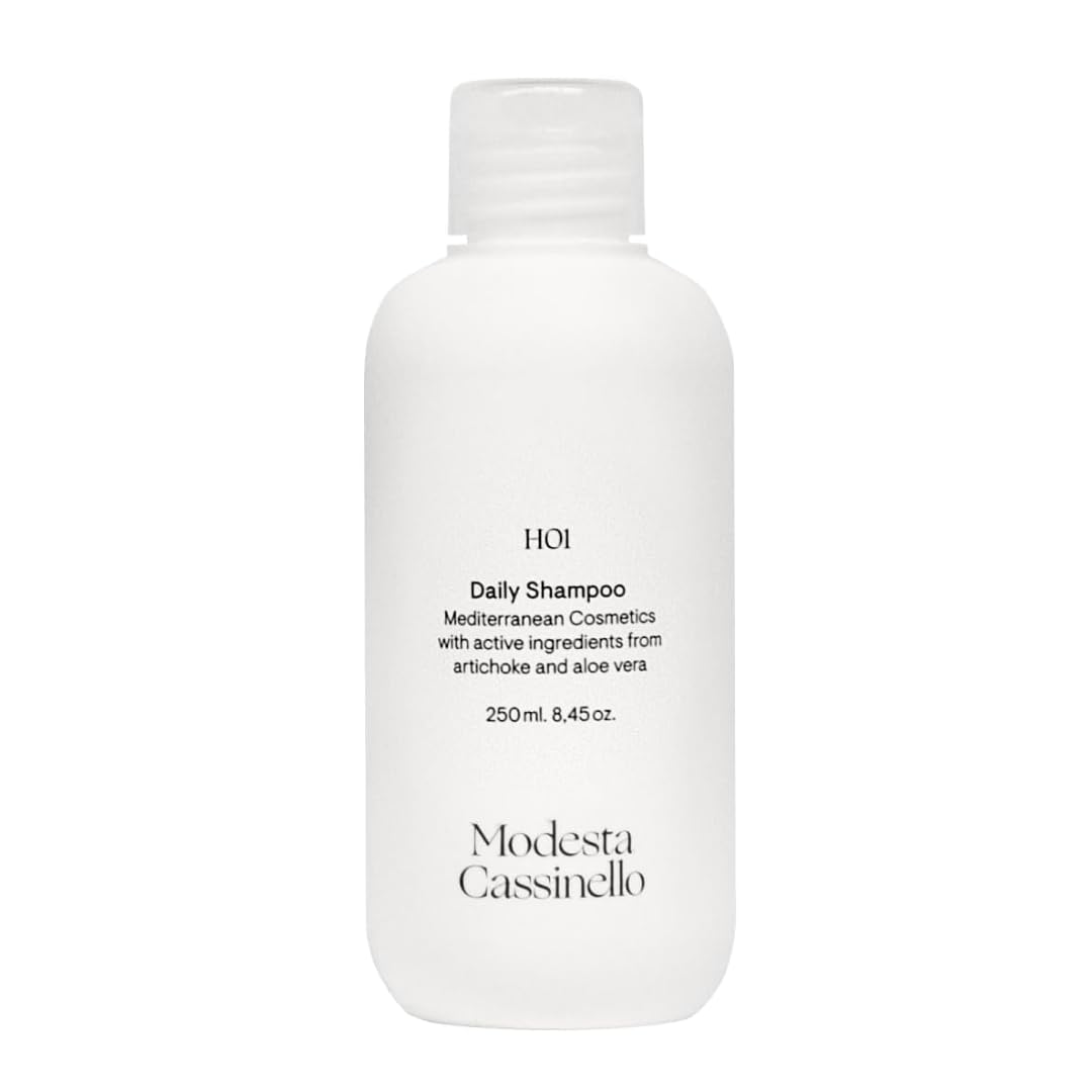 Modesta Cassinello - Pack Capilar Purifica y Equilibra – Champú Purificante + Acondicionador Ligero + Champú Sal Marina + Hair Boost – Control Grasa, Cuero Cabelludo Equilibrado y Cabello Ligero