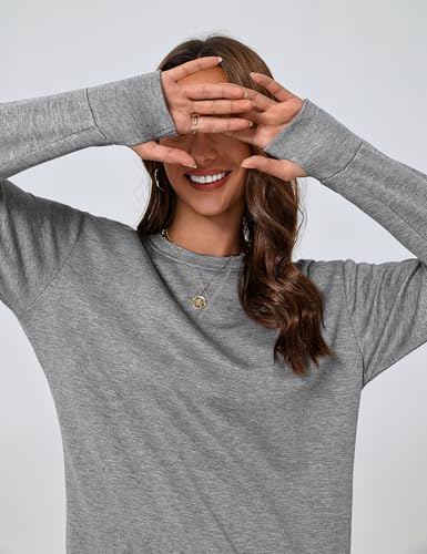 Totatuit Women's Long Sleeve Lounge Sets Sweatsuit Wide Leg Pants with Pockets Tracksuit 2 Piece Outfits S-XXL4