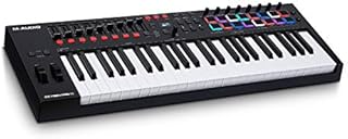 M-Audio Oxygen Pro 49  49 Key USB MIDI Keyboard Controller With Beat Pads, MIDI assignable Knobs, Buttons & Faders and Software Suite Included