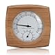 HERCHR Dampfsauna-Thermometer, 2 in 1 Indoor-Holz-Sauna-Hygrothermograph-Thermometer-Wandthermometer Saunazubehör für Hotel-Saunaraum