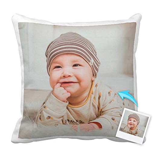 Cojin Personalizado con Foto y Texto | Cojin Personalizado con Tejido Tacto algodón | Relleno Incluido | Regalos Personalizados con Foto | Tamaño 25x25 cm - Impresión a 1 Cara