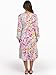 ANRABESS Long Sleeve Midi Dresses for Women V Neck 2025 Fall Fashion Casual Loose Fit Flowy Swing Tiered Vacation Boho Dress Multicolour Floral X-Large