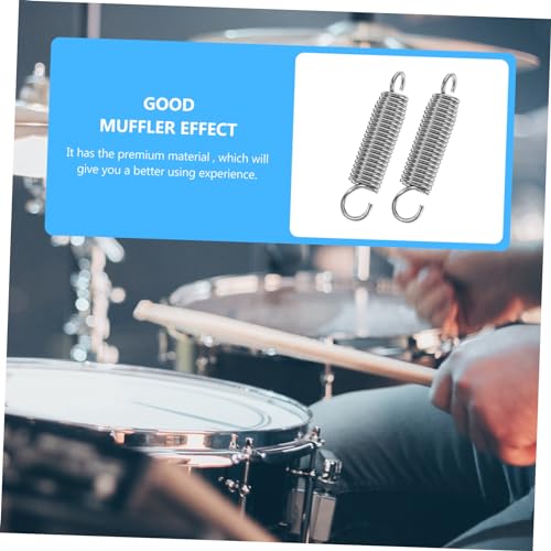 Resorte para pedal de batería bajo 6 piezas acero inoxidable miniatura 3
