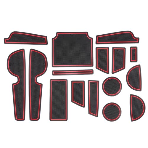 Insertos para portavasos Acura MDX 2022-2025 16piezas rojo miniatura 7
