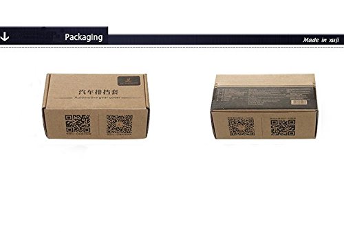 Ji Loncky Leather Gear Shift Knob Cover For 2013-2016 Audi A4 Audi A5 /2012-2015 A6 /2012-2015 A7 /2013-2016 Q5 /2012-2015 Q7 /2013-2015 S6 /2013-2015 Audi S7 /2013-2016 Allroad Automatic Accessories #TOP5