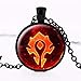 Produktbild Hot! Wow World of Warcraft Halskette mit Horde-Anhänger, hochwertiges Glas, Cosplay-Halskette für Damen und Herren