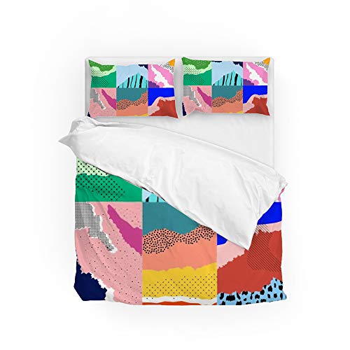 Parure de lit 3 pièces polyester pour éliminer le repassage - 2