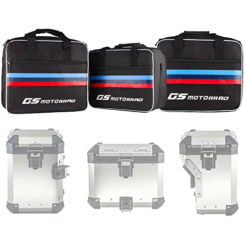 Alforjas interiores para motocicleta expandibles, para maleta superior y alforjas laterales, compatibles con BMW R1200GS, R1250GS ADV LC, F850GS, F750GS, F700GS, F800GS, F650GS ADV (juego de 3 piezas) miniatura 1