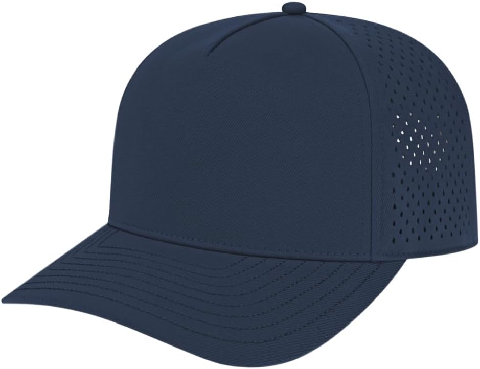 Cap America i8540 Water-Resistant Perforated Adjustable Snapback Cap