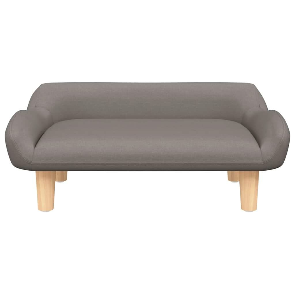 Sofa dziecięca, kolor taupe, 70 x 40 x 24 cm, materiał do pokoju dziecięcego, meble ze stabilną ramą, dla dzieci w wieku 3-6 lat, zajmuje mało miejsca i jest wygodna na relaksujące chwile