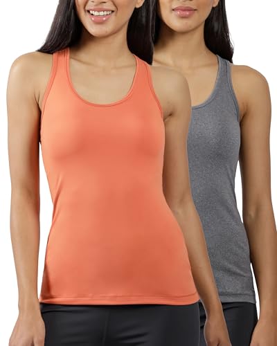 Image of Yogalicious Womens Lightweight Tank Top Soft Racerback Workout Yoga Sleeveless Quick Dry Top