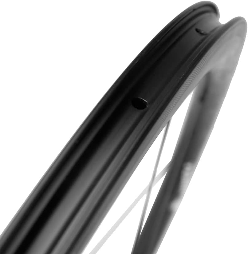SUPERTEAM Carbon Road Bike Wheelset 40mm Tubeless Ready Rim 25mm Wide Straight Pull Sapim CX-Ray Spoke