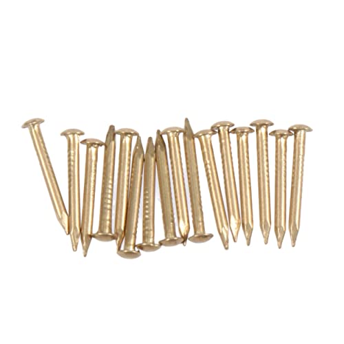 DOITOOL 300 piezas Clavos de Latón decorativos antiguos para muebles y proyectos de carpintería miniatura 5