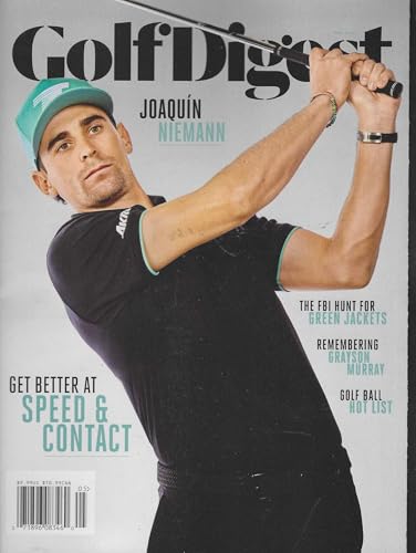 Golf Digest Magazine May 2025 Joaquin Niemann