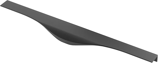 GTV PICADO Furniture Handle Aluminium Edge Pull Handle Modern Furniture Hardware Minimalist Cabinet Cupboard Dresser Kitchen Handle with Mounting Screws Various Lengths