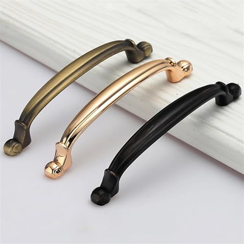 Poignée de meuble bronze et bouton de tiroir pour placard 96mm