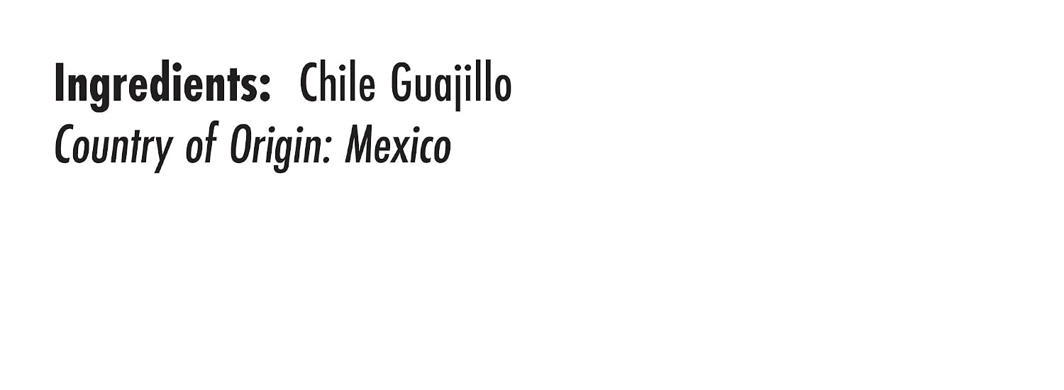 Los Chileros Chile Guajillo, Whole, 2 Ounce (Pack of 8)