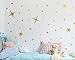 TOARTi DCTOP Sparkle Star Wall Decal Gold Stars Wall Stickers Removable Vinyl Wall Stickers for Kids Rooms Decor Gold Wall Decal for Stars Home Decoration,Gold