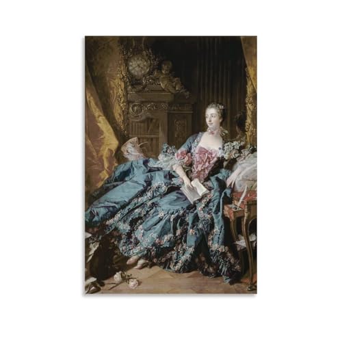 Poster Madame De Pompadour François Boucher pour chambre 40x60cm
