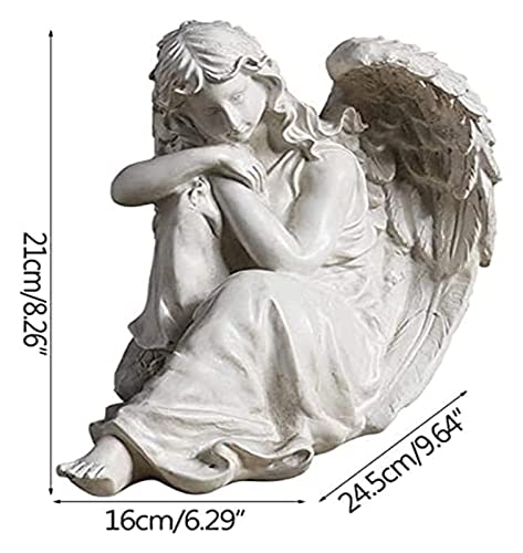 Statue Happinet Angel décoration table salon et meuble à vin