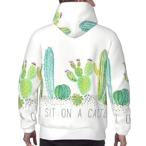 Sweat à capuche homme pull chaud polaire avec cordon de serrage imprimé