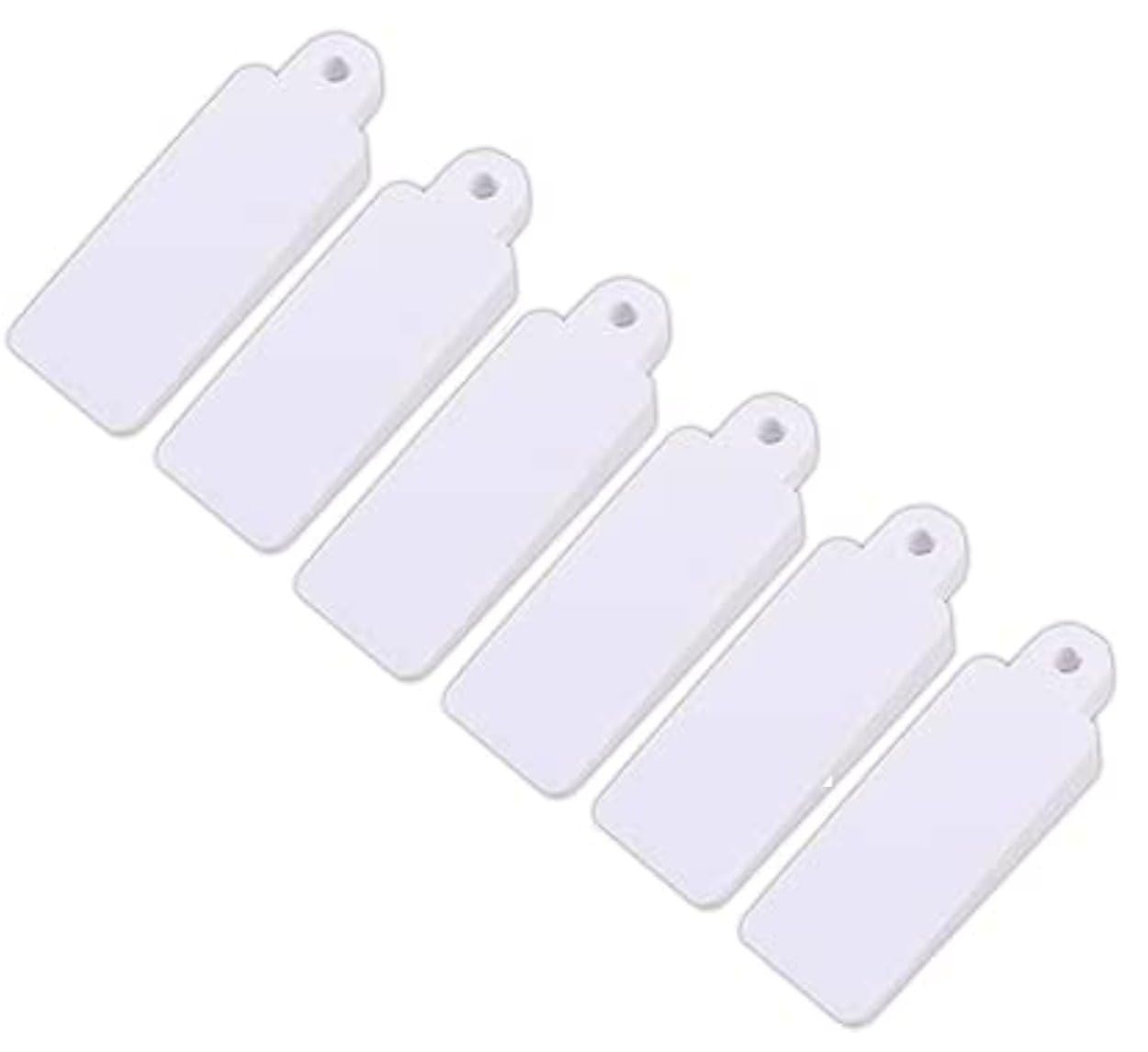 Window Wedges Soft White Rubber Table Furniture Wedge Door Wedges Window Jam Stop Wedge Stopper Glass Reptile Tank Lock Stopper Stay Jam Pack of 6.