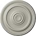 Ekena Millwork CM20KPPCF Kepler Traditional Ceiling Medallion, 19 3/4"OD x 1 1/2"P (For Canopies up to 4 1/2"), Hand-Painted Pot of Cream