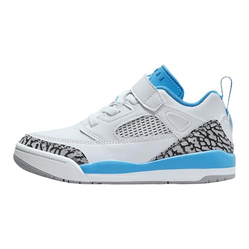Jordan Spizike Low Little Kids' Shoes (White/Wolf Grey/Anthracite/University Blue)