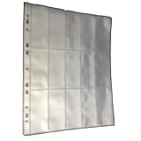 10 x A4 Collector - Storage Album Pages - Acid Free - Trading Cards - Photography (15 Pockets)