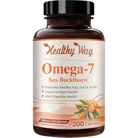 Healthy Way Omega 7 Fatty Acids 200 Capsules Cover