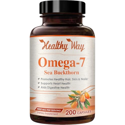 Pure Omega 7 Fatty Acids 200 Capsules 900mg N...