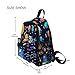OREZI Universe Infographics Solar System Planets Kids Backpacks with Chest Clip,Toddler Schoolbag Preschool Bag Travel Bacpack for Little Boy Girl