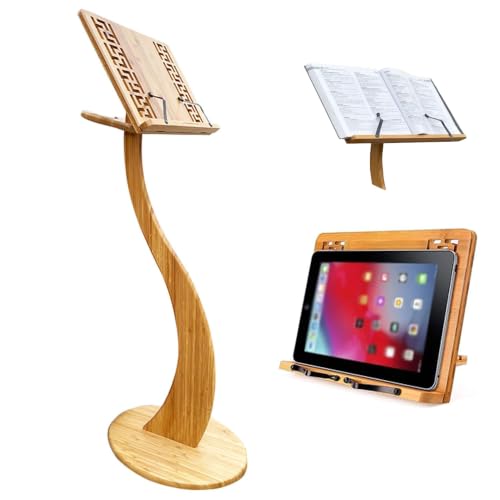 LANYANZI bamboo guitar stand, 2 in 1 music sheet stand by LANYANZI - Used condition - US$99.87