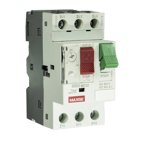 Guardamotor Sgvnd2m de 1,6 a 2,5a evita averías eléctricas en bombas y extractores
