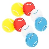 HZ Yihai Autumn 8 Pcs Tennis Shape Vibration Dampener，Tennis Racket Shock Absorber，Tennis Racket Vibration Dampeners，Antivibrador Raqueta De Tenis，Racquet Accessories，Great for Tennis Players