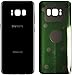 CELL4LESS Replacement Back Glass Cover Back Battery Door w/Pre-Installed Adhesive Samsung Galaxy S8 OEM - All Models G950 All Carriers- 2 Logo - OEM Replacement (Midnight Black)