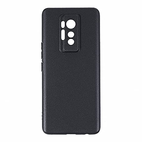 Coque de Téléphone en TPU Compatible avec Tecno Phantom X, Étui Souple Antichoc Ultra Fin avec Découpes Précises et Protection Anti-Rayures (Noir)