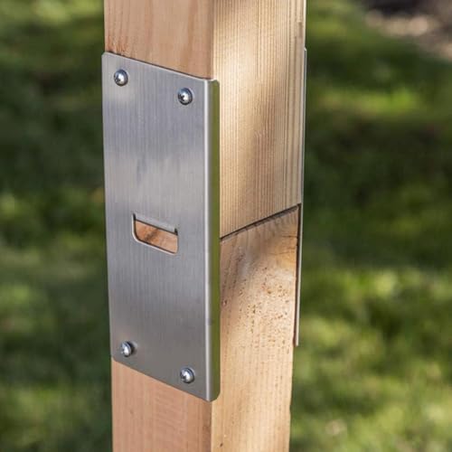 Soporte para poste de madera 4x4 en acero robusto para porche 2
