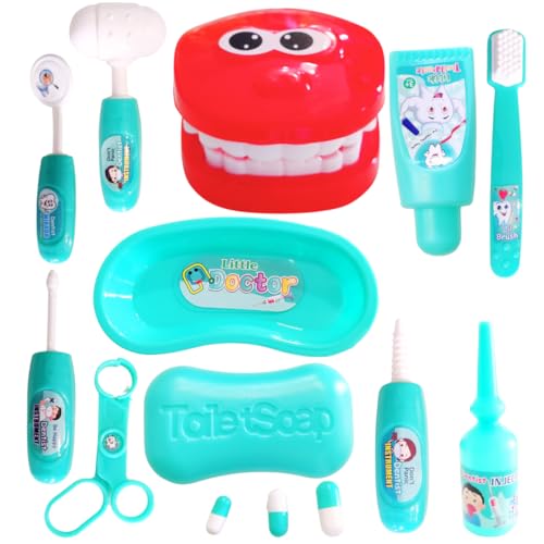 See full amazon price history chart for PLUSPOINT 14Pcs Dentist Kit Toy for Toddler,Preschool Pretend Play Medical Kit Doctor Dentist Denture Toys,Doctor Set for Girls Boys and Kids to Play The Role of Doctor Ages 3+ PLUSPOINT 14Pcs Dentist Kit Toy for Toddler,Preschool Pretend Play Medical Kit Doctor Dentist Denture Toys,Doctor Set for Girls Boys and Kids to Play The Role of Doctor Ages 3+ (B0CSSWDWKW) Amazon Price History, Amazon Price Tracker