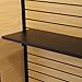 SSWBasics Laminated Black Melamine Shelf Board, 48”L x 12”W, Durable and Sleek Cabinet Replacement Shelves, Sturdy and Stylish Shelf Boards for Retail, Thrift, Business, Home, or Office