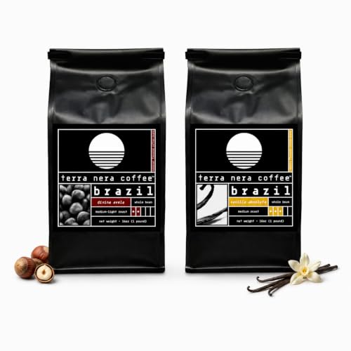Flavored Whole Bean Coffee Bundle | Hazelnut & French Vanilla | 2 x 16 oz image 3
