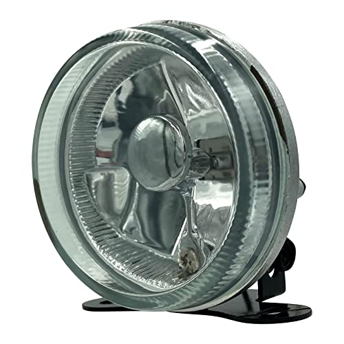 丸型フォグランプ メッキ仕上げ 2個セット Amazon | フォグランプ 左右セット 汎用 丸型 クリア ガラス