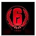 Produktbild Rainbow Six Siege Tischleuchte Touch Sensor 7 Farbwechsel Kind Kinder Geschenk Spiel Nachtlicht LED Rainbow 6 Logo Schlafzimmer Dekor