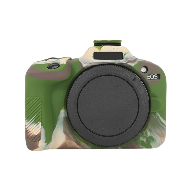 Yedidya Camera Case for Canon EOS R100 Glossy Soft Silicone Protective Case(Camouflage)-image-23