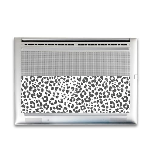 Image of Carbon Fiber Gaming Skin Compatible with HP Envy x360 16 inch (2023) - Snow Leopard Print - Premium 3M Vinyl Protective Wrap Decal Cover - Easy to Apply | Crafted in The USA by MightySkins